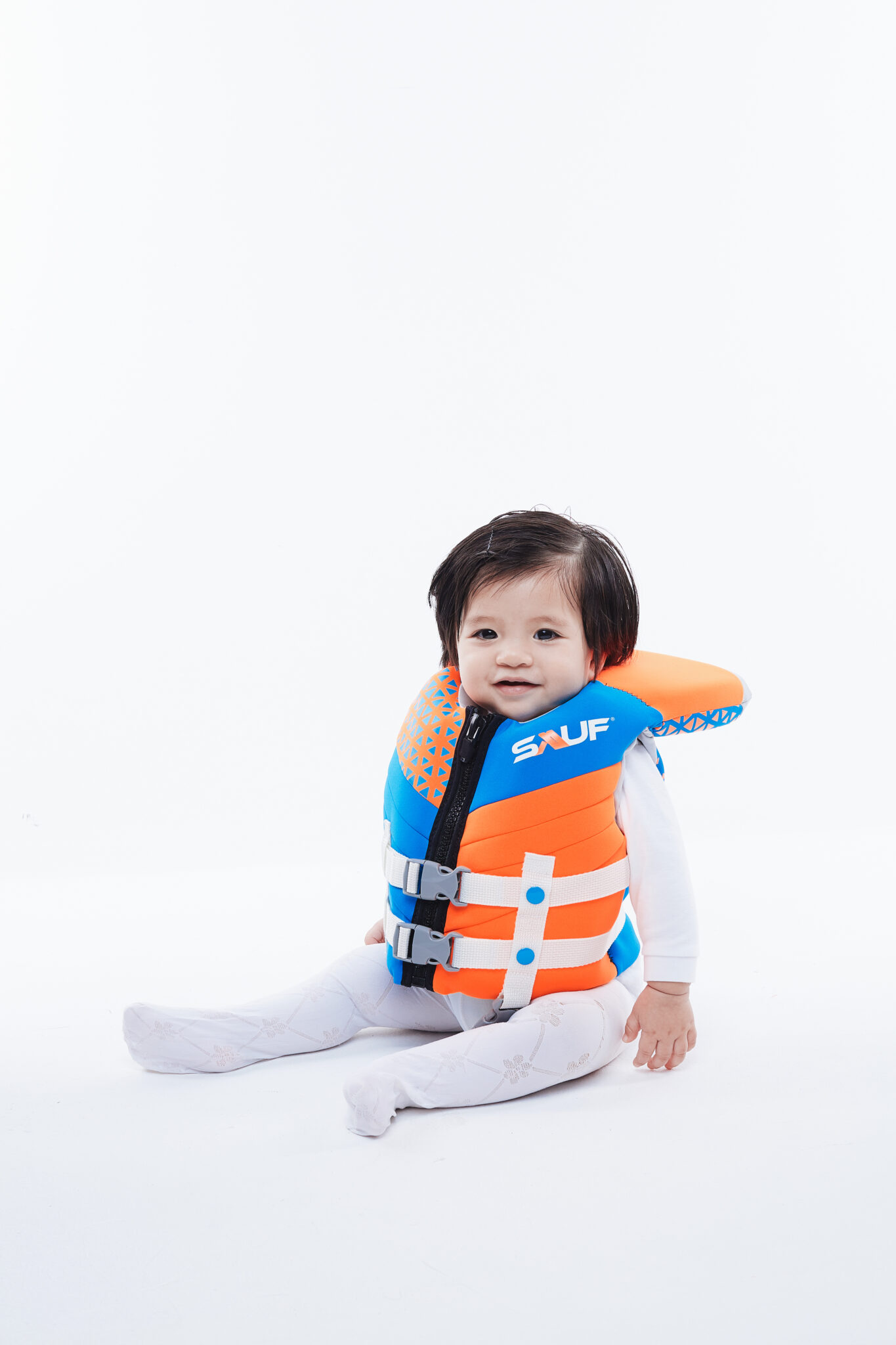 SAUF® Neoprene Infant Life Jacket Orange Blue SAUF® Kids