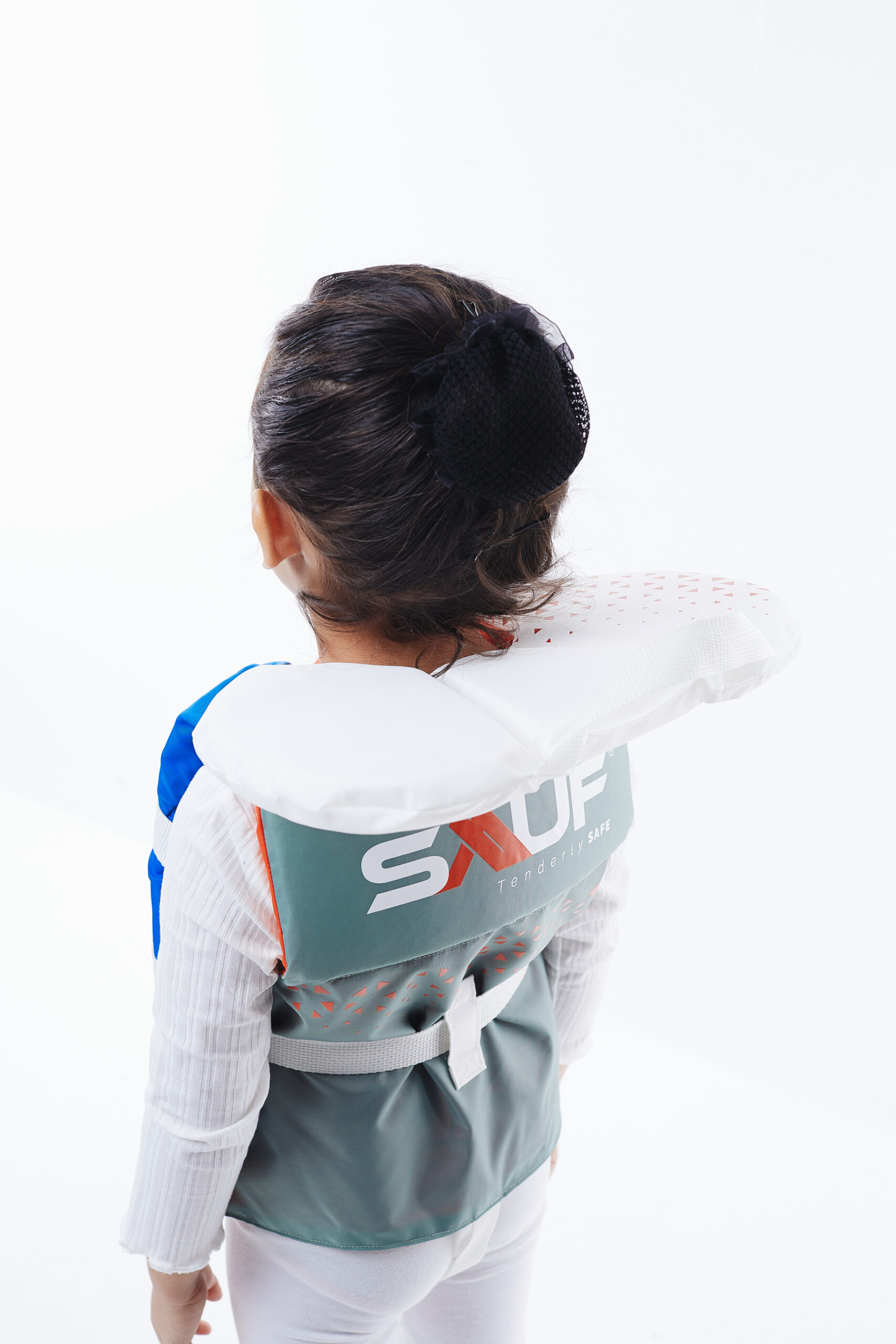 SAUF® Kids Swimming Life Vest Orange Blue (14-27 kg) – SAUF® Kids