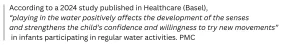 excerpt from PMC preliminary case control study about impact of water play in early child development